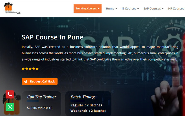 Sap course in pune display